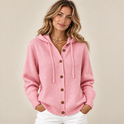 Cozy Hooded Knit Cardigan