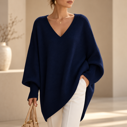 Soft Oversized V-Neck Sweater