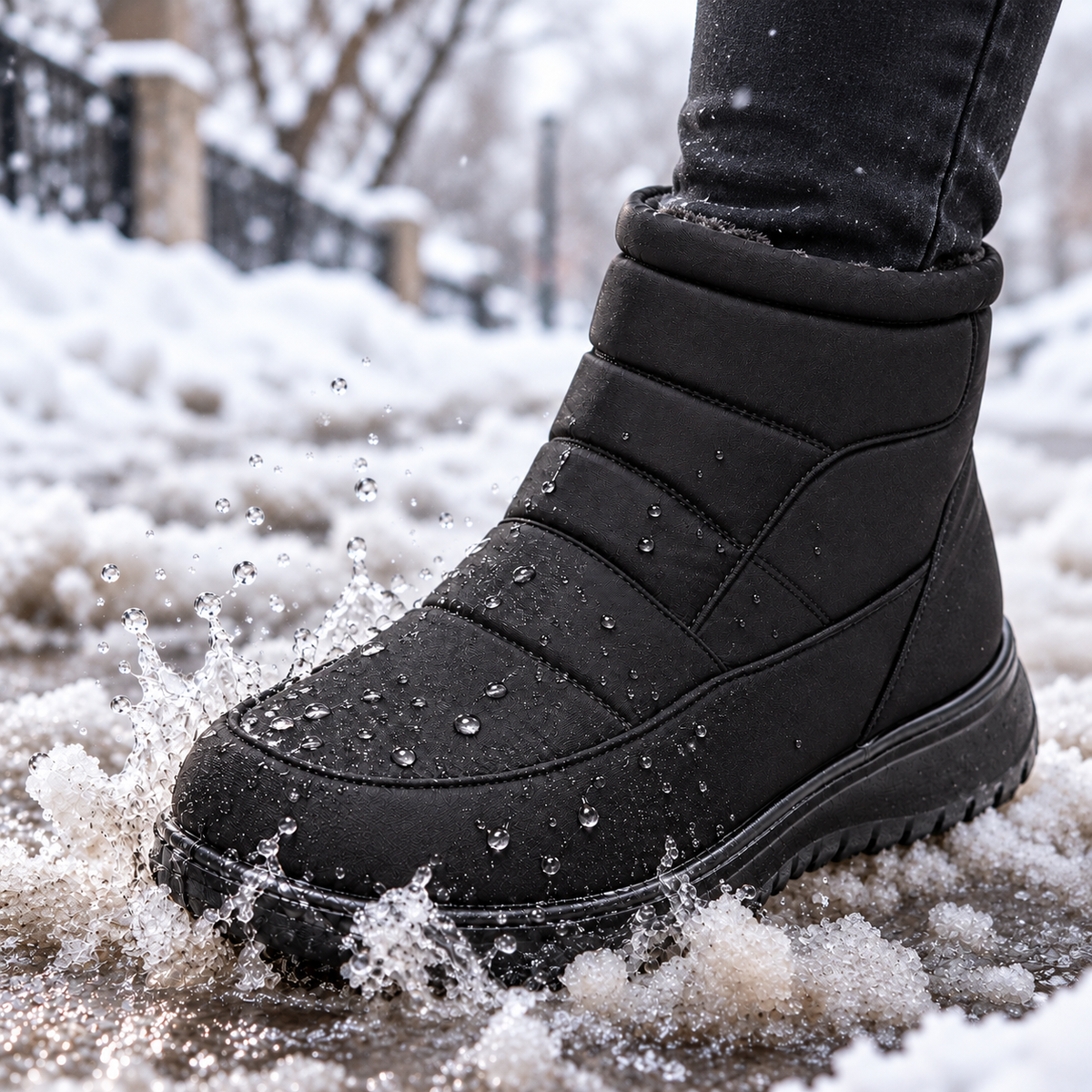 Warm Non-Slip Waterproof Boots for Women