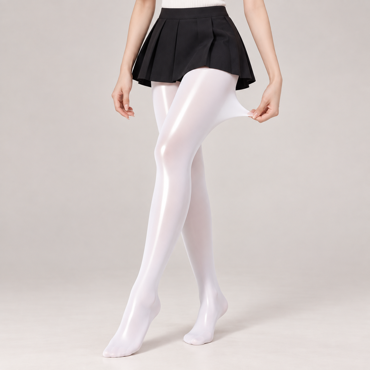 Glossy Sheer Tights 3-Pack for Women