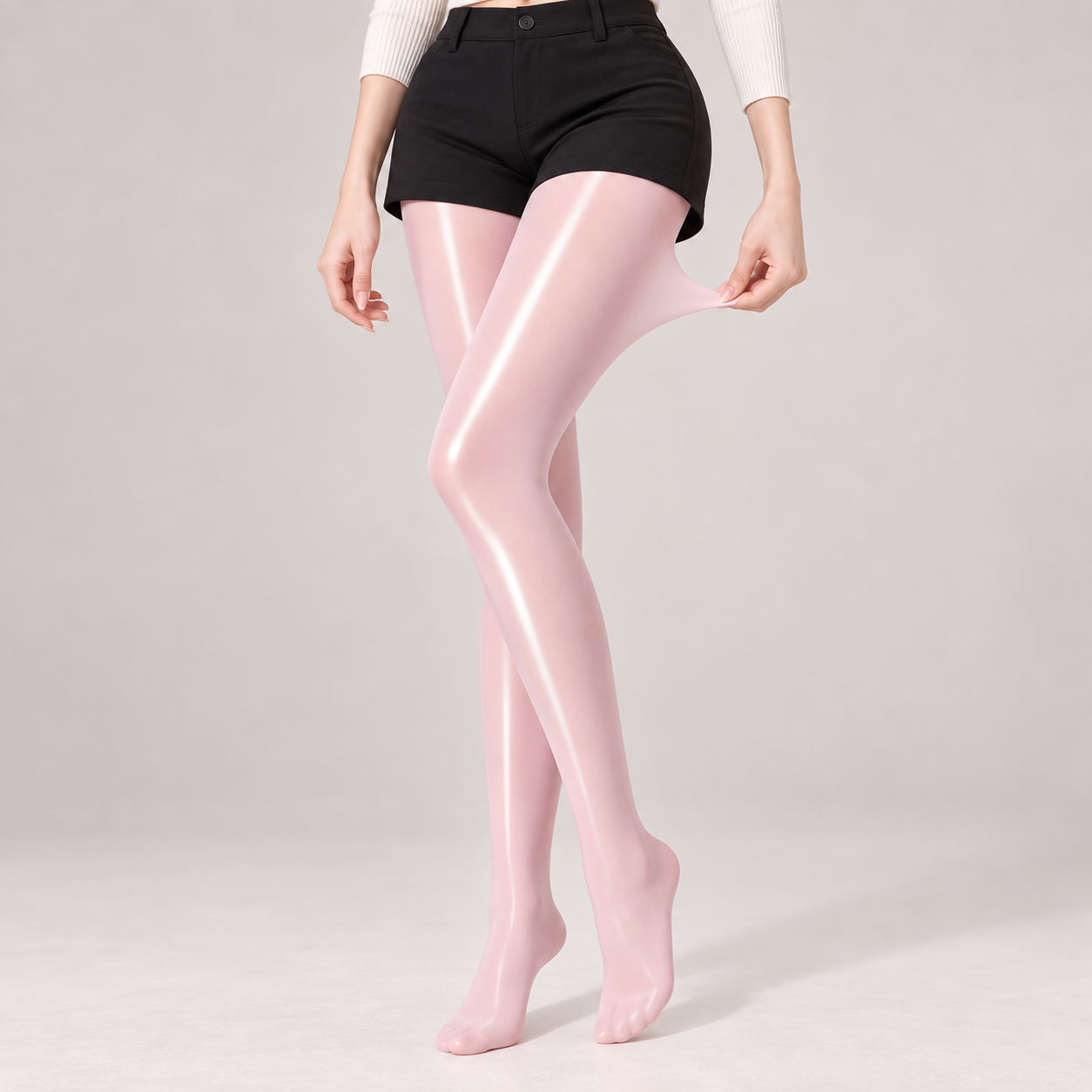 Glossy Sheer Tights 3-Pack for Women