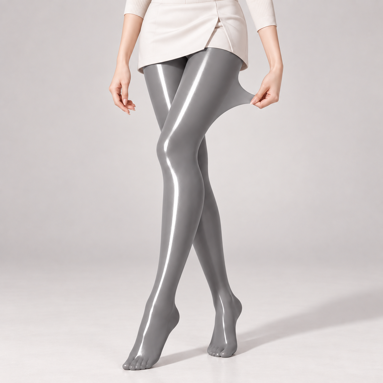 Glossy Sheer Tights 3-Pack for Women