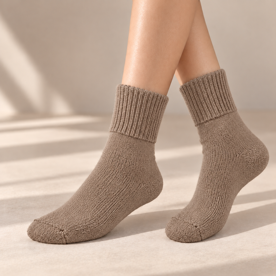Taupe socks
