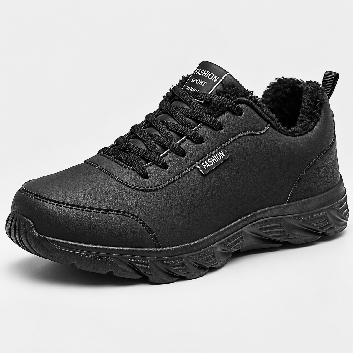Fleece-Lined Waterproof Sneakers for Men