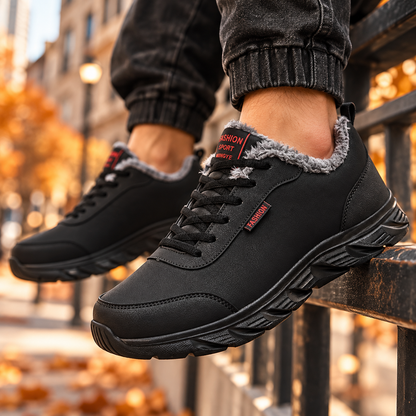 Fleece-Lined Waterproof Sneakers for Men