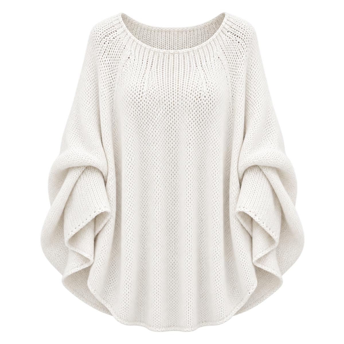 Cozy Batwing Shawl Sweater for Women