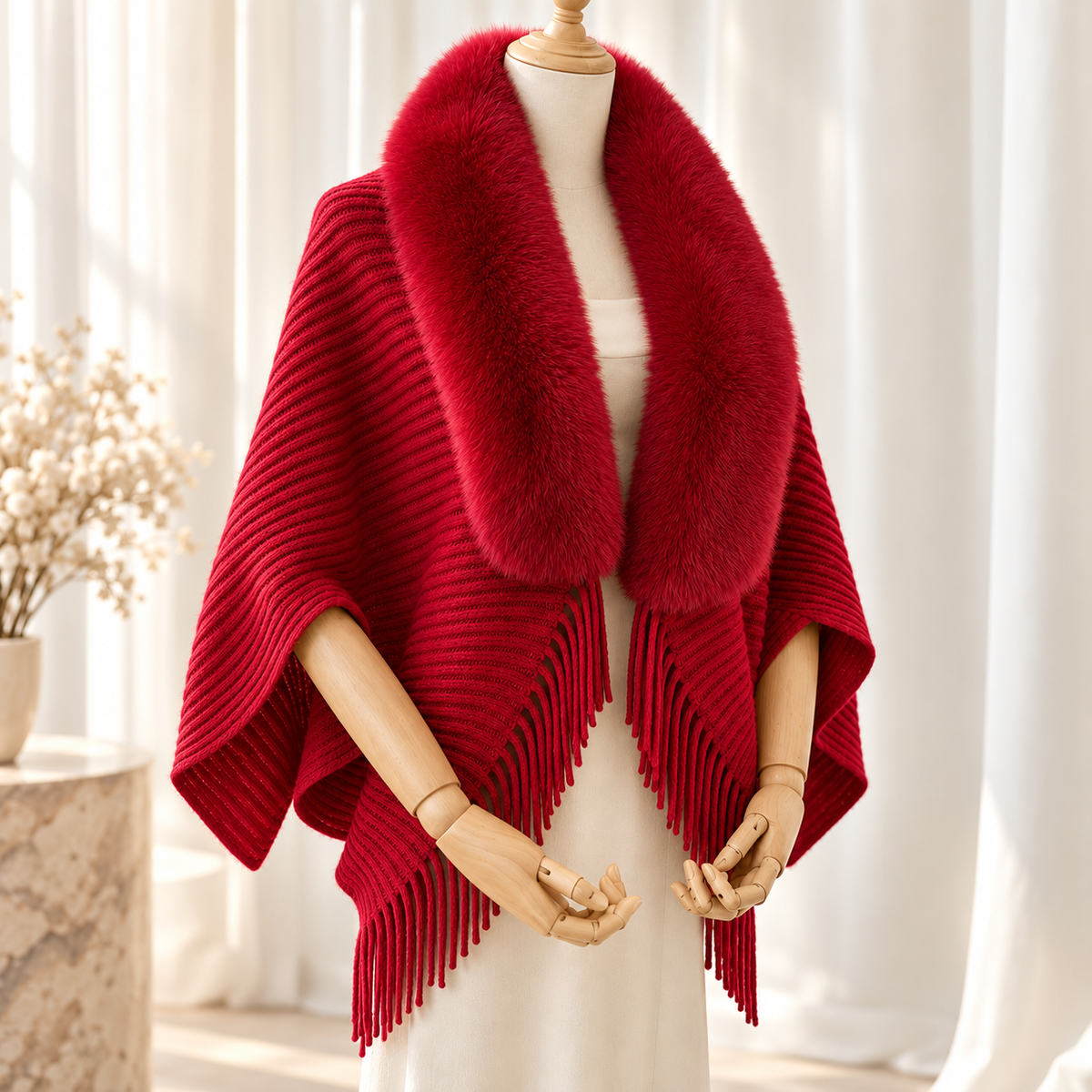 Soft Cashmere-Feel Winter Scarf for Women