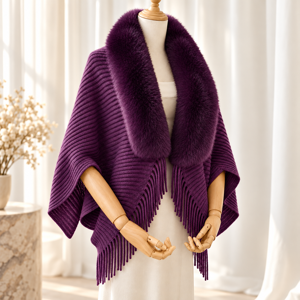 Soft Cashmere-Feel Winter Scarf for Women