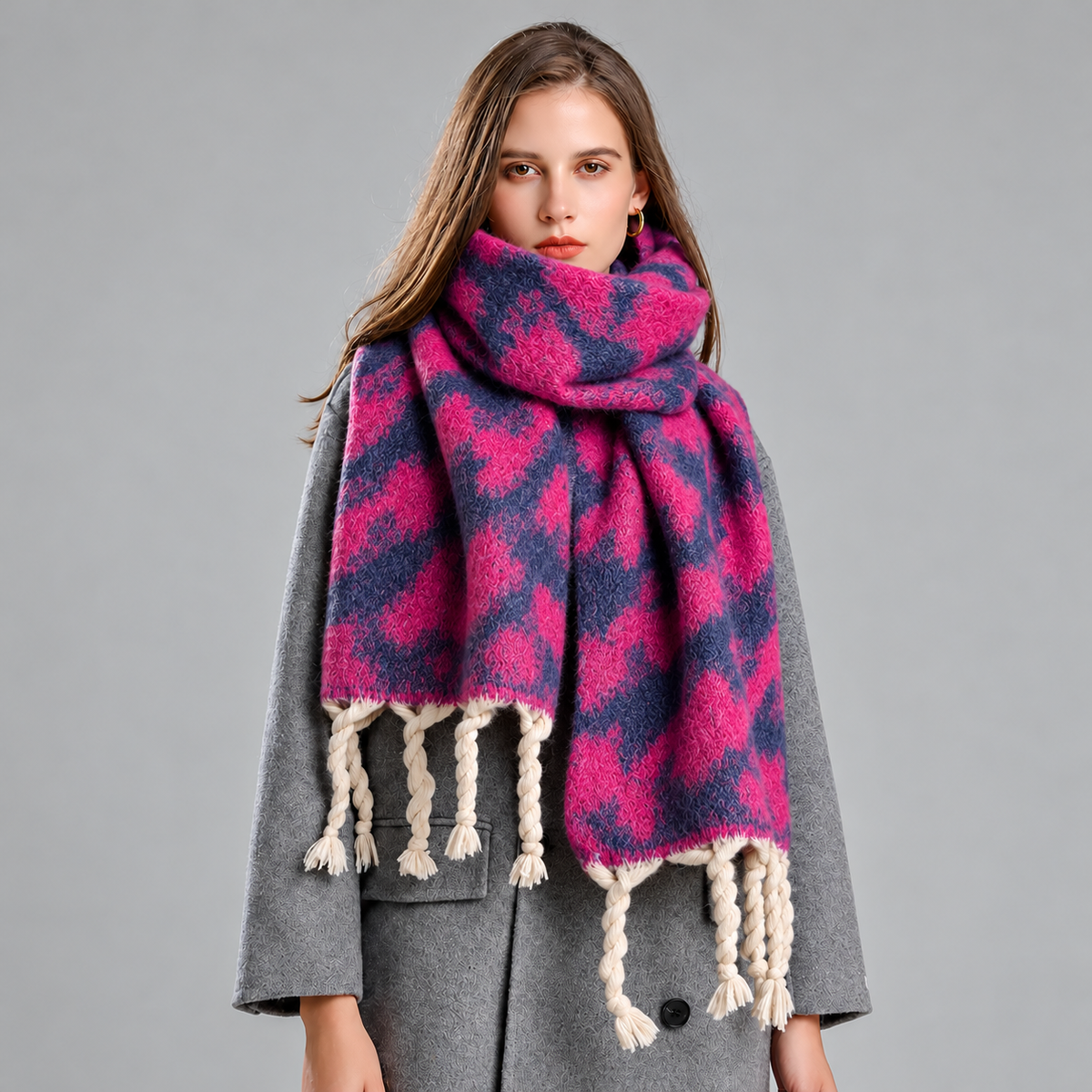 Warm Pashmina Wrap Scarf for Women