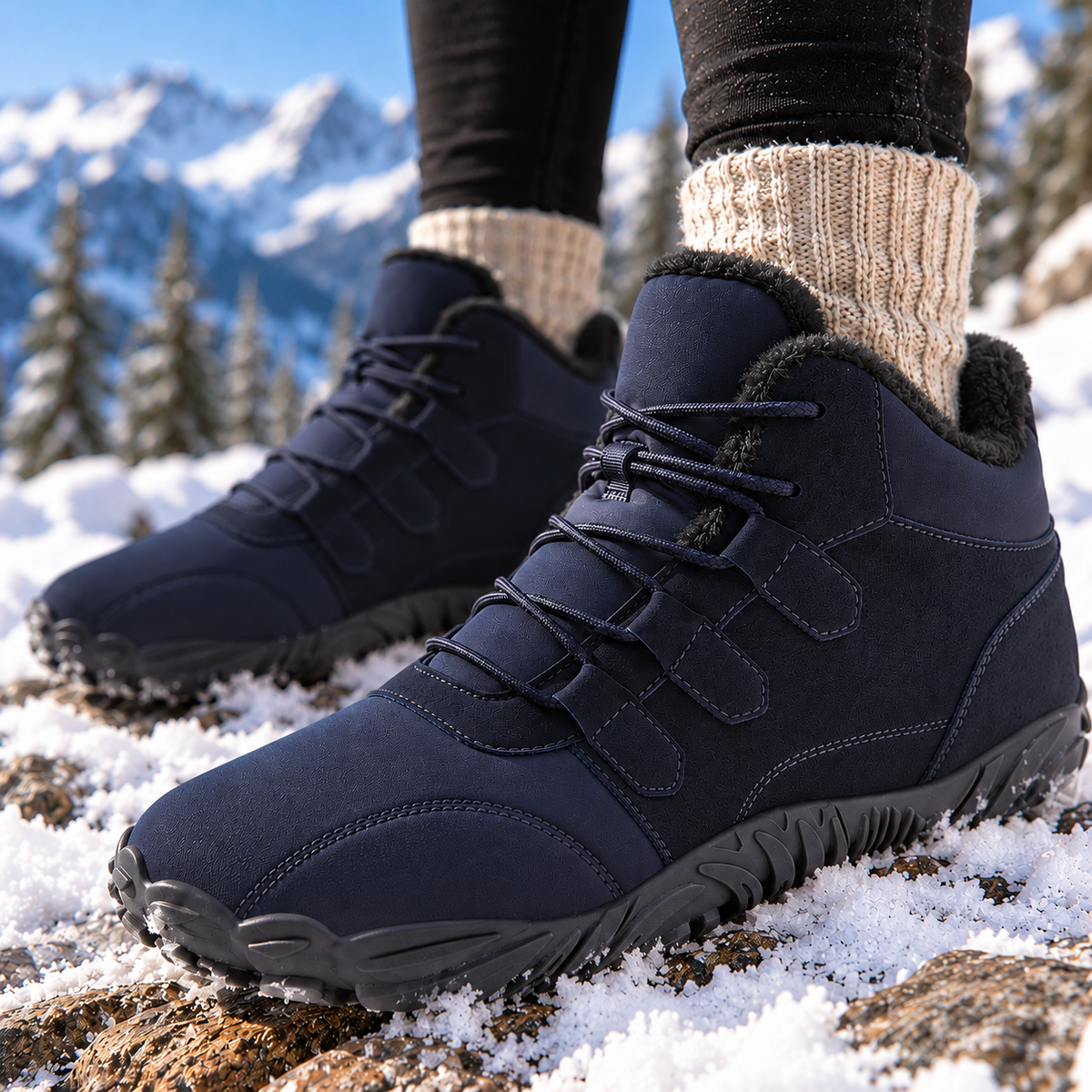 Men’s Insulated Winter Boots with Ankle Support