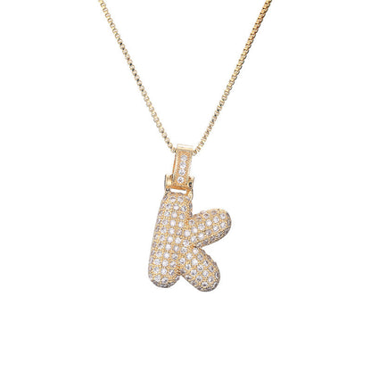 Initial Bubble Necklace