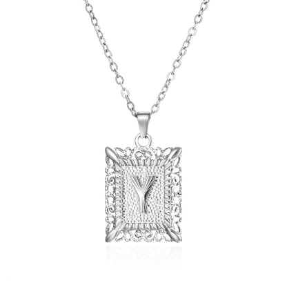 Initial Letter Necklace