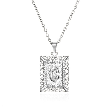 Initial Letter Necklace