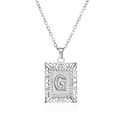 Initial Letter Necklace
