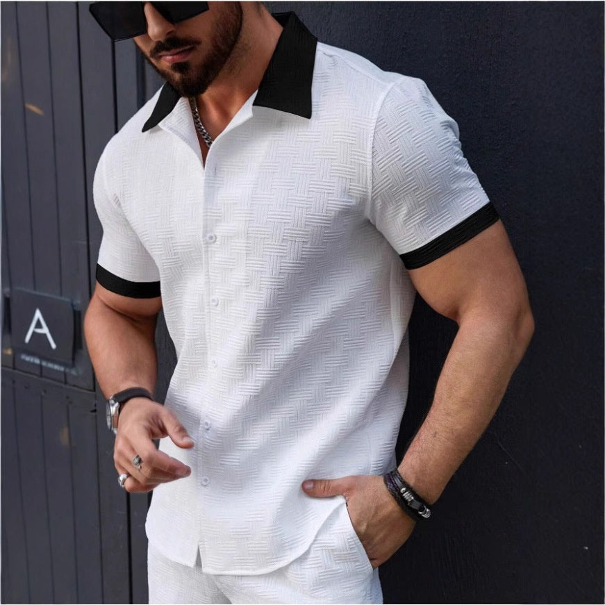 Contrast Polo Shirt