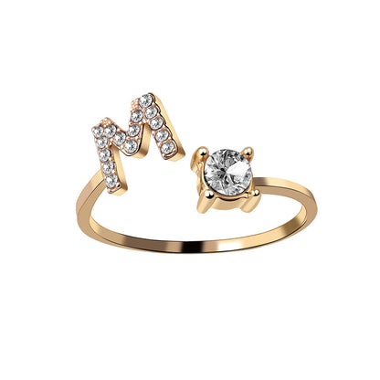 Personalized Letter Ring