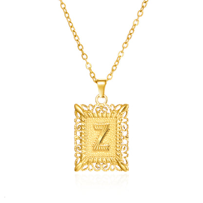Initial Letter Necklace