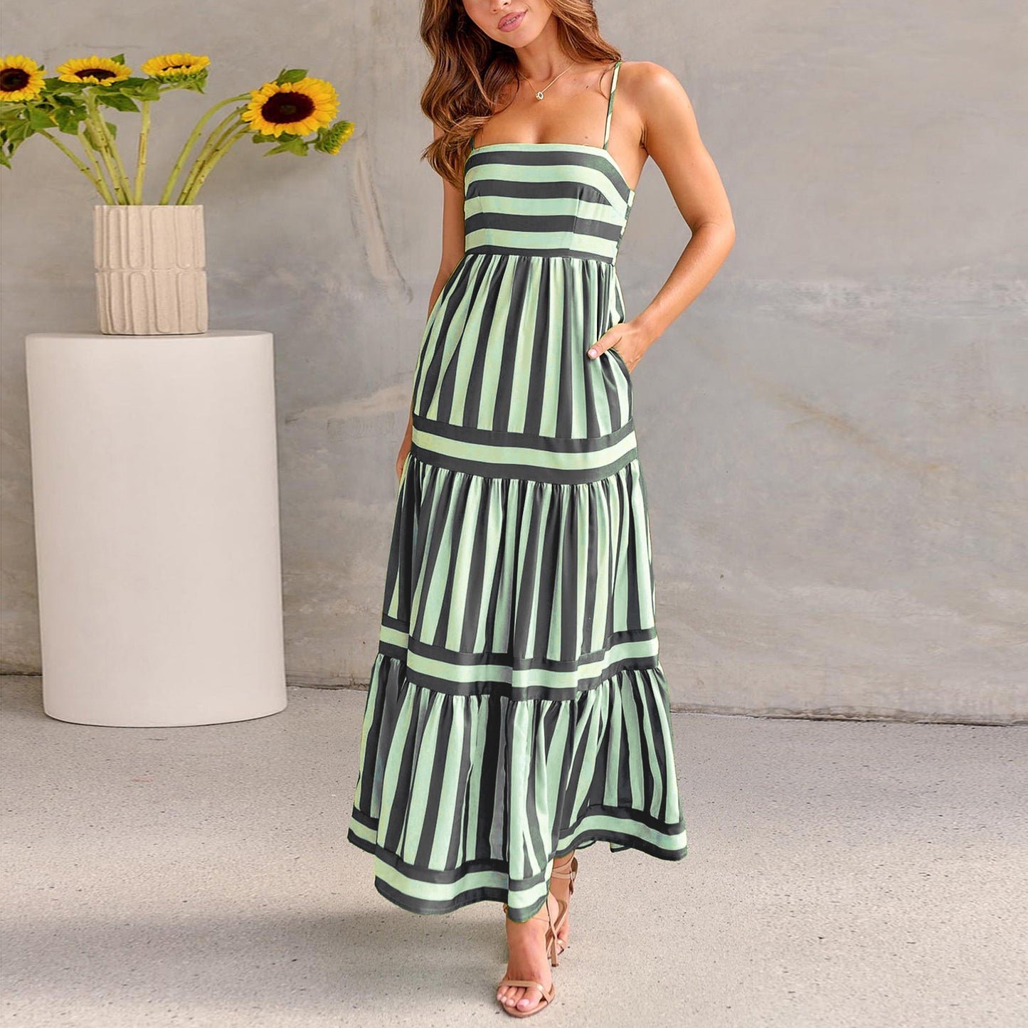 Lavender Boho Maxi Dress