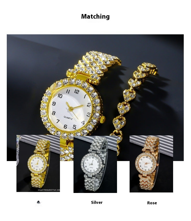 Watch and bracelet worn on the wrist