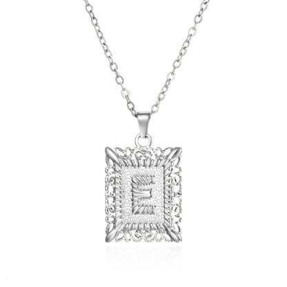 Initial Letter Necklace