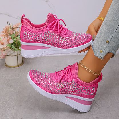 Rhinestone Cushion Sneakers