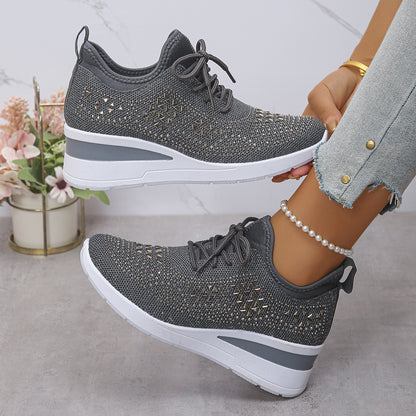 Rhinestone Cushion Sneakers