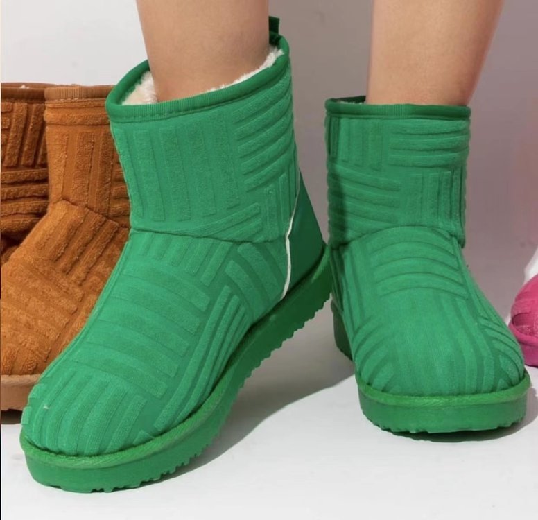 Textured Mini Boots