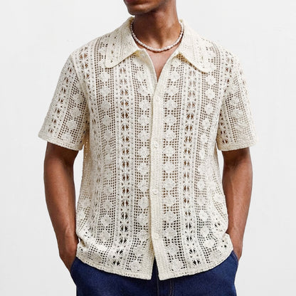 Coastal Crochet Shirt