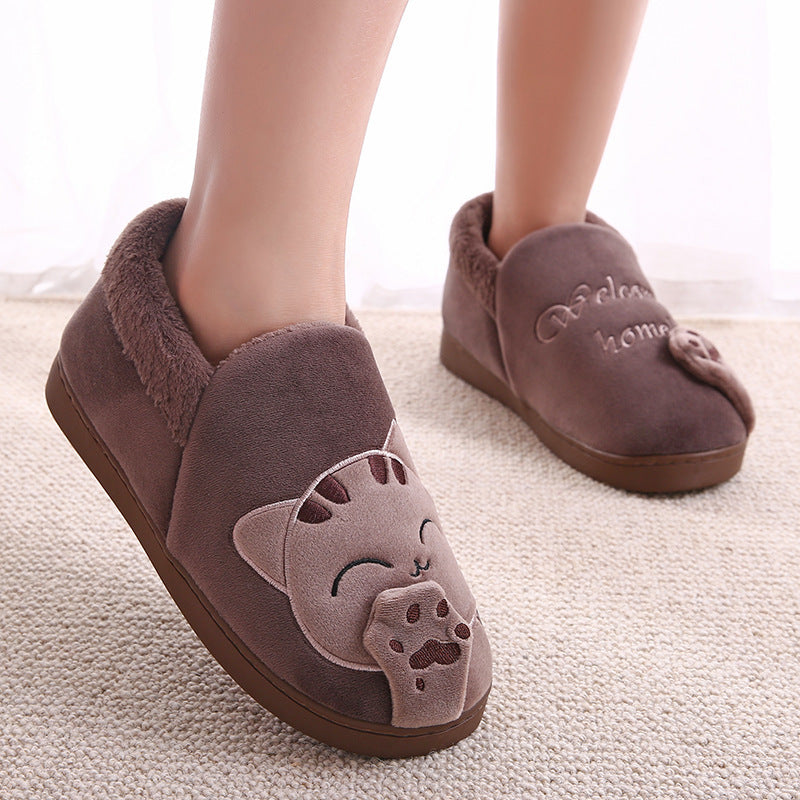 Cozy Kitten Paw Slippers