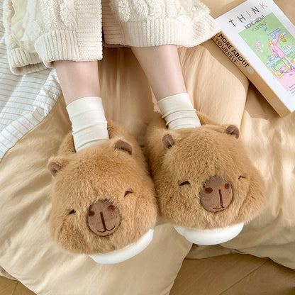 Cozy Bear Plush Slippers