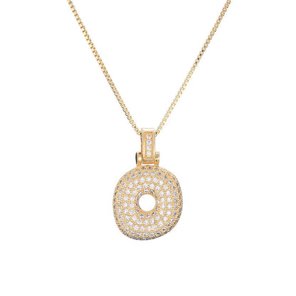 Initial Bubble Necklace