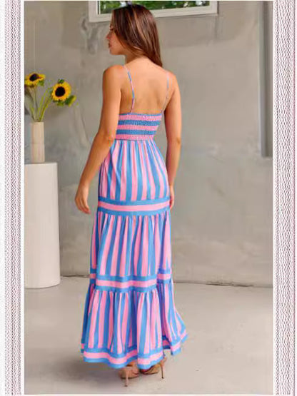 Lavender Boho Maxi Dress