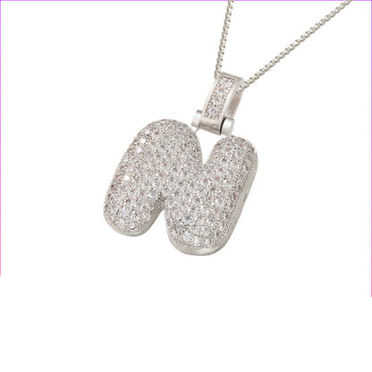 Initial Bubble Necklace